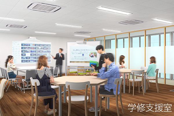 2020年施設リニューアル予定の学修支援室